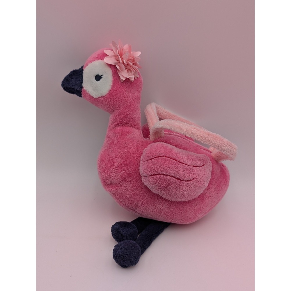 Gymboree Pink Flamingo Purse Plush Stuffed Animal Toy 2016
